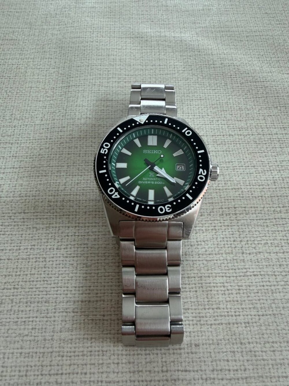 Seiko Prospex Green Sea SBDC077 Diver's Automatic Rotating Bezel Men 200M Watch - Picture 2 of 9